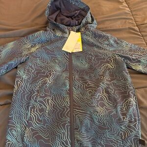 All in Motion Kids Raincoat - Navy and Teal